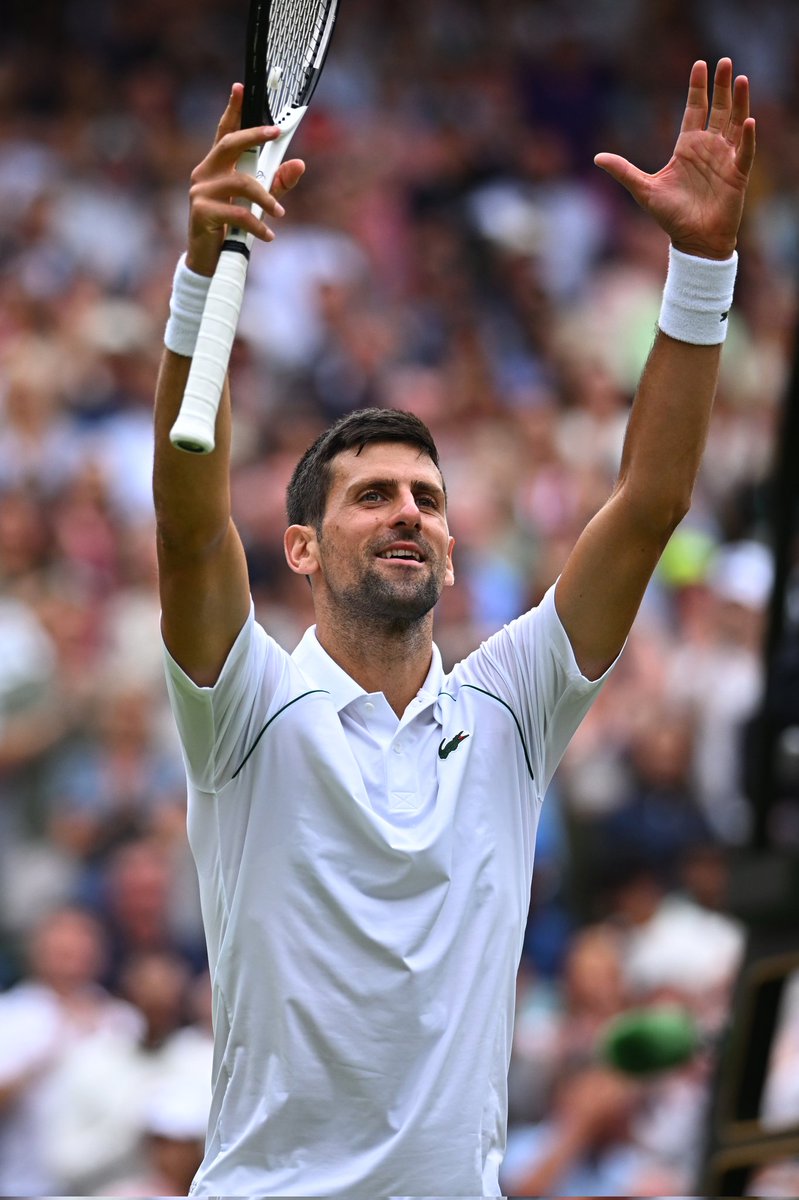 @Wimbledon Novak Djokovic of course!