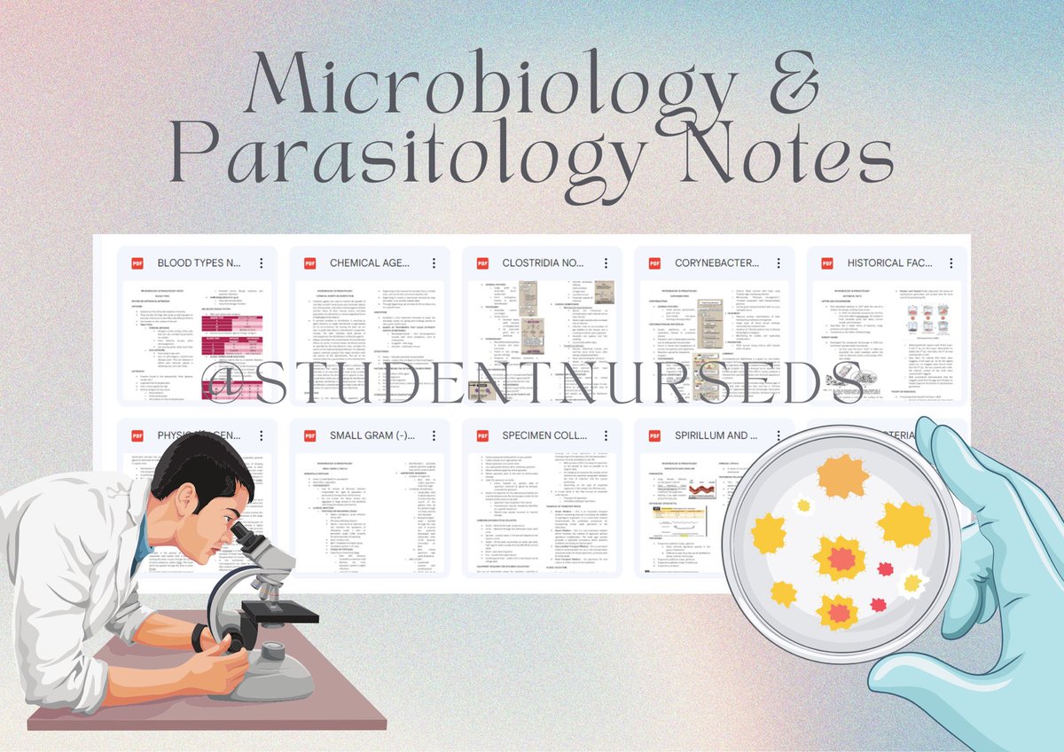 selling random microbiology &amp; parasitology notes i made for nursing/med students !📓

dm if interested / for inquiries

📨 wts lfb lf client microbiology and parasitology micropara notes reviewer nursing medtech medicine college ph