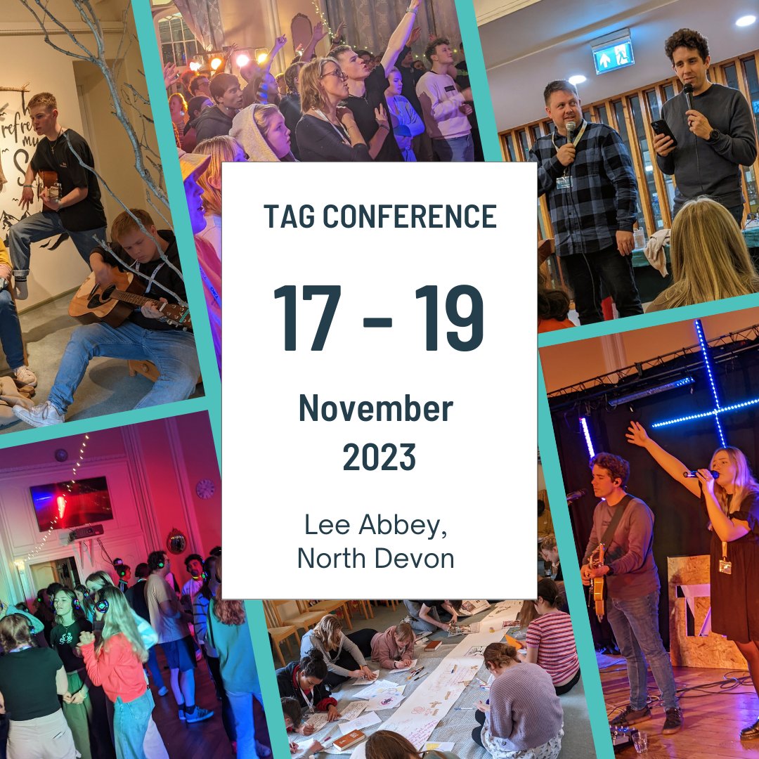 Save the date! 

We are so excited to share the dates of this years TAG conference with you. If you're aged 15-19 then head over to our website to find out more. 

📆 17th - 19th November, 2023 

📍 Lee Abbey, North Devon

swym.org.uk/event/tag-conf…