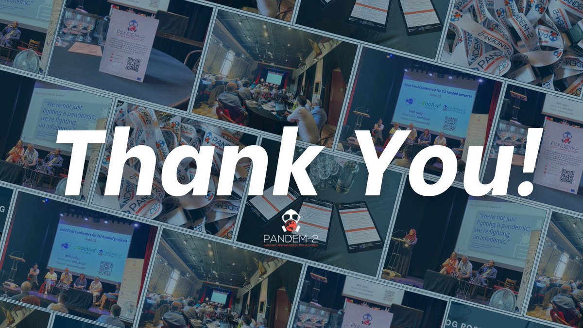 PANDEM2H2020's tweet image. Thank you to everyone who joined us for our Joint Final Conference with @H2020_eNOTICE and @PROACTIVE_EU in Brussels 🌍

We are grateful for the inspiring discussions, shared insights, and collaborative spirit that made this event a resounding success! #HorizonEurope #Pandemics