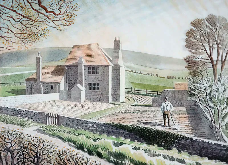 ‘Shepherd’s Cottage (The Lay)’, Eric Ravilious, watercolour, 1934. Available as a single card or as part of the Eric Ravilious Country House Collection.
rathergoodart.co.uk/product/eric-r…
#ericravilious #sussex #sussexday