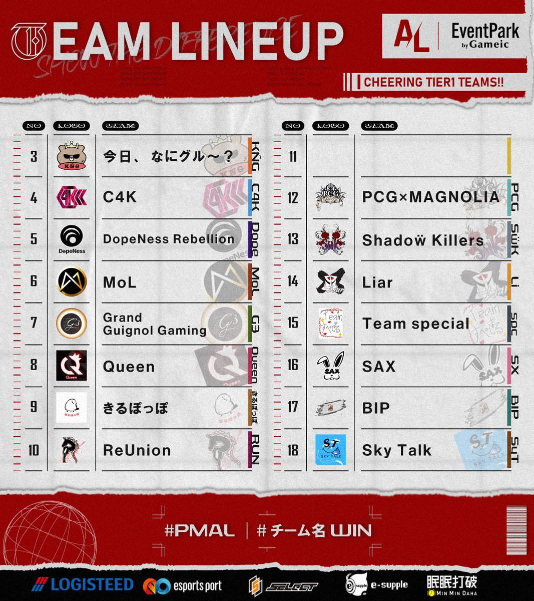 PMAL_TPP's tweet photo. ◤◢◤ #PMAL Season30 Day4 ◢◤◢

／
⏰試合開始：22:00～
📣チーム・選手への応援お待ちしております！
＼

🔴Tier1：B.C.Bch @Seagull0302
https://t.co/sFvmJa0CHM

🟢Tier2：配信なし

#PUBGMOBILE│#PUBGモバイル https://t.co/CceTQ3deAT