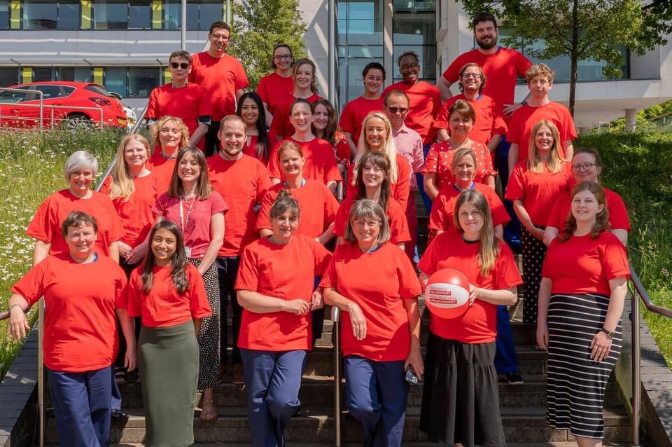 Happy #Red4Research Day from the team at Cardiff &amp; Vale! Today we’re wearing red to demonstrate support &amp; appreciation for all those participating in, undertaking and supporting research. #ResearchSavesLives <a href="/CV_UHB/">Cardiff and Vale University Health Board</a> <a href="/CAV_Research/">CVUHB R&D Department</a> <a href="/ResearchWales/">Health and Care Research Wales</a>