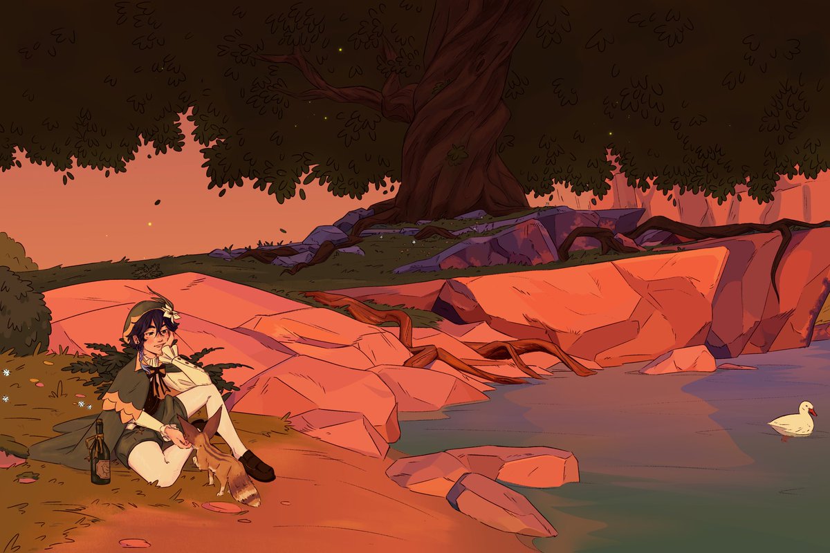 Happy birthday to the best boy :)
#venti #genshinimpact