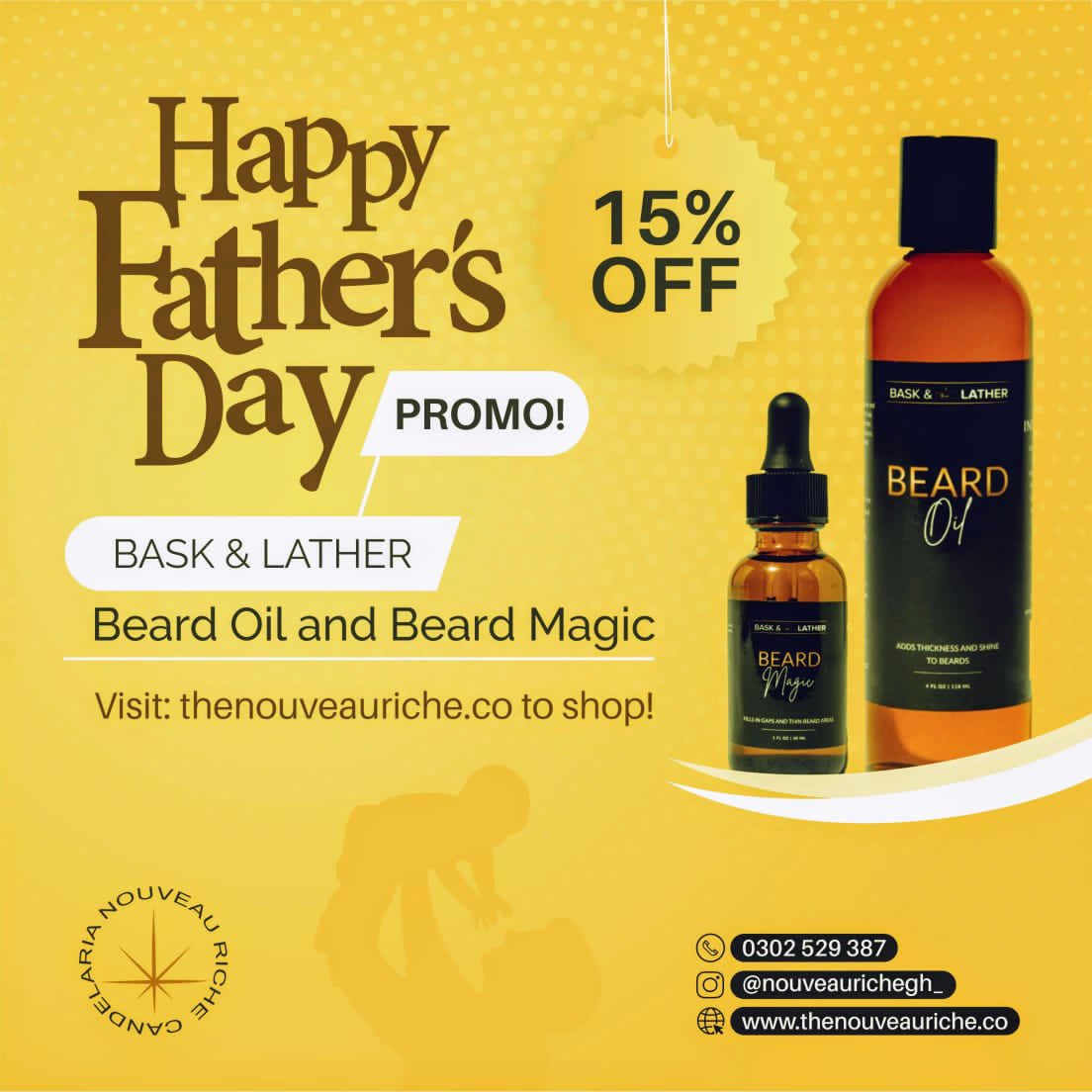 nouveaurichegh's tweet photo. A good father deserves the best things❤️and one of them is this combo😍help daddy grow his beard to look young and fresh.
15% off both products. Rush Now!
#beardgrowth #beardconnect #beard #fathersday #fathersday2023 #fathersdaygifts #discount #discountprice #fathersdayghana https://t.co/dnzEYM2z6G