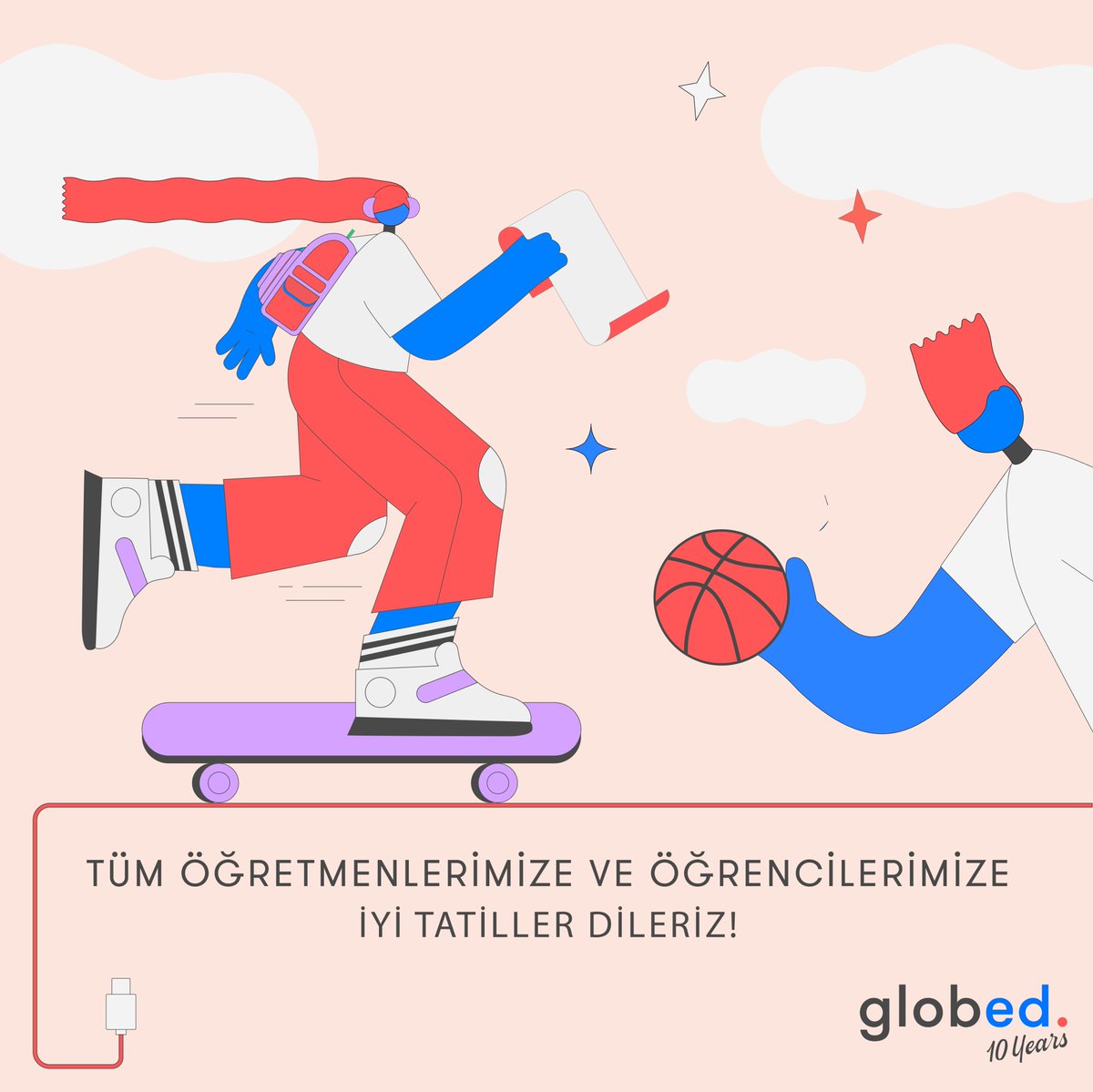 Tüm öğretmenlerimize, öğrencilerimize ve velilerimize iyi tatiller dileriz!✨
#İyitatiller #Globed #GlobedTeam #Globed10years