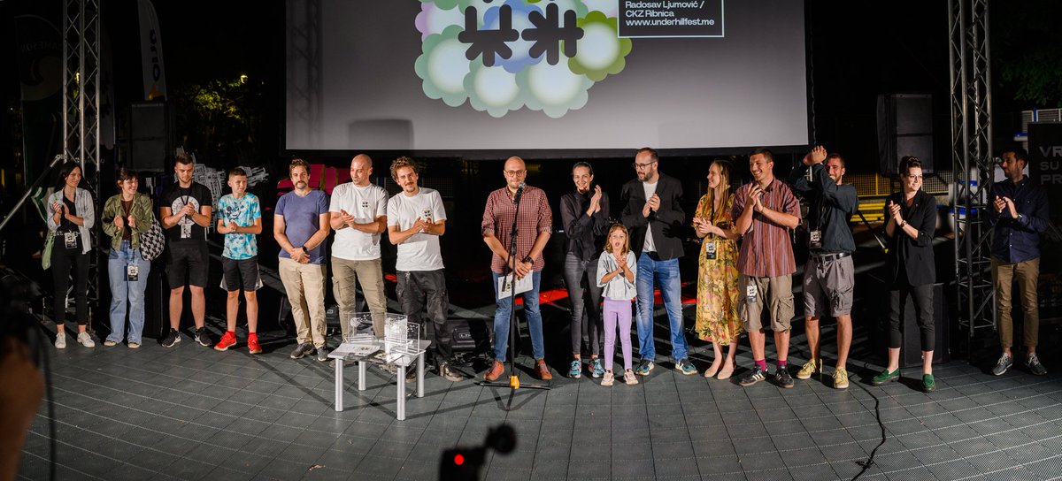 Završeno 14. izdanje UnderhillFesta; Nagrade "Maslačak" ostvarenjima koja "otimaju od realnosti" 🎼📽

🔎 Opširnije na linku: podgorica.me/vijesti/3763

#GlavniGradPodgorica