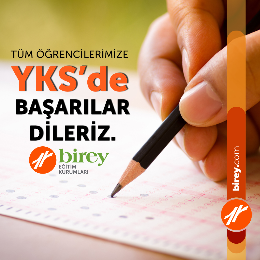 TÜM ÖĞRENCİLERİMİZE YKS’de BAŞARILAR DİLERİZ. #yks #başarılar #yks2023tayfa #yks23 #BireyEğitimKurumları