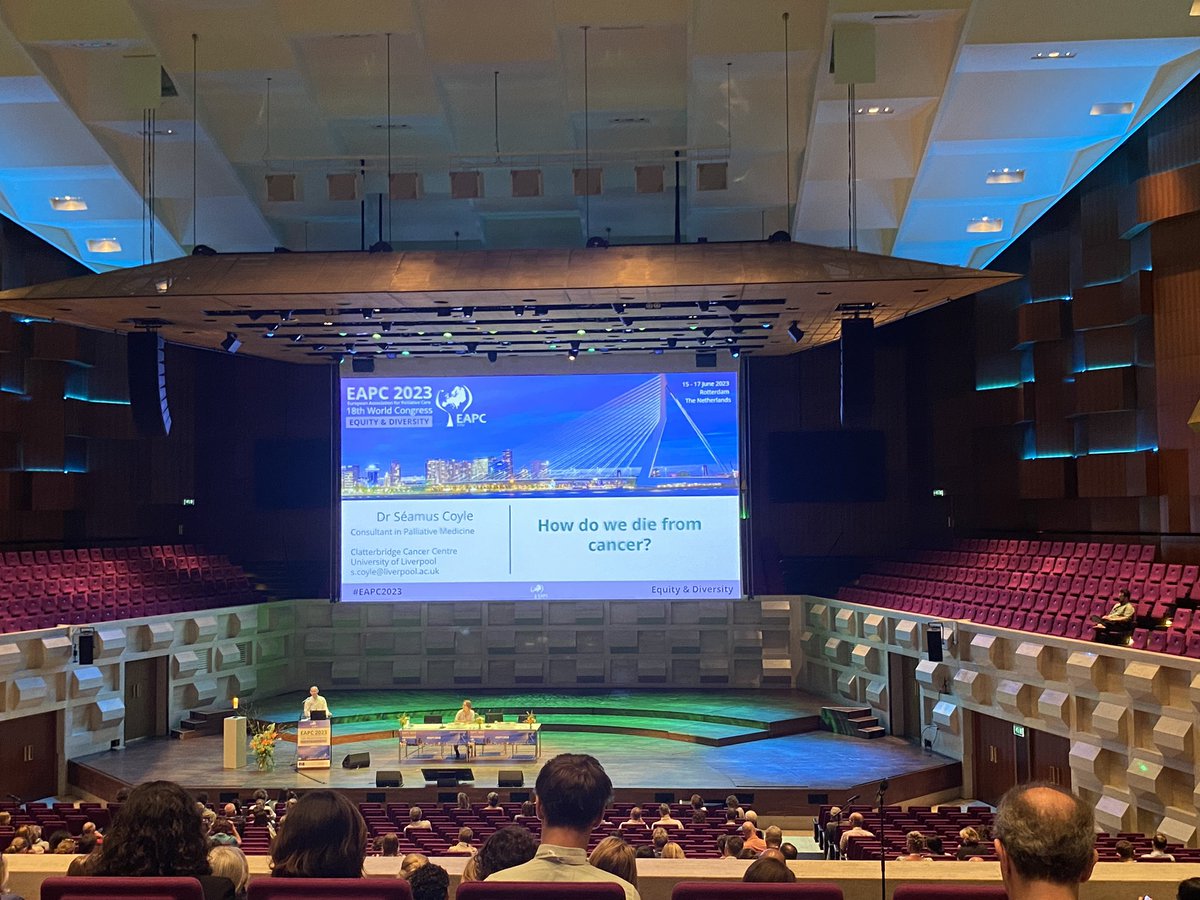 Pl session: how do we die from cancer?

Séamus Coyle from Liverpool With Irish accent 🤣

<a href="/EAPCvzw/">EAPC VZW</a> 
#eapc23