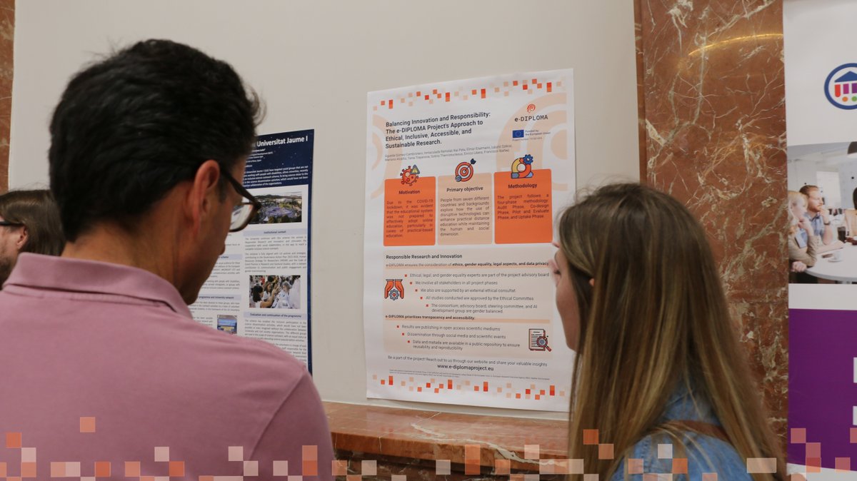 Day 2 at @ethnasystem Final Conference kicks off and we are paticipating with this scientific poster.  Let's talk about #OpenScience, #OpenAccess and #ResearchIntegrity
🟠Big ups for our researcher Àgueda, presenting the project to the attendees!