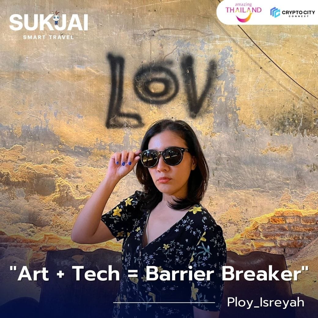 Yishreah's tweet photo. See my upcoming interview with @sukjai_thailand x Ploy_Isreyah in NFT for Tourism by Tourism Authority of Thailand 

Phuket is the place I chose. Because I used to travel there almost every summer with my dad. My beloved brother, Tom & my bff are also there. 

A place of nostalgia, friends, good food and amazing beaches! 

#SukjaiSmartTravel #ททท. #Amazingthailand #NFT #เที่ยวทั่วไทย

Thank you for the opportunity!