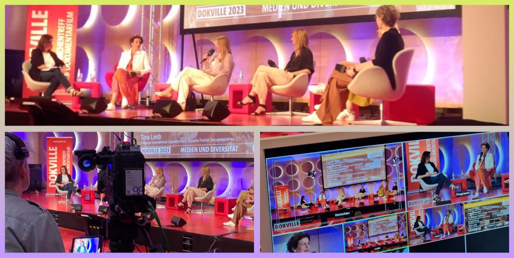 Dokville (@dokville) on Twitter photo Im Produzentinnen-Panel sprechen Cornelia Köhler (<a href="/WIFT_Germany/">WIFT Germany</a>), <a href="/antjeboehmert/">antjeboehmert</a> (<a href="/docdaysprod/">DOCDAYS Productions</a>), Dagmar Biller, Mirjam Dolderer, Nicola Graef und Tina Leeb (@BavariaFiction) über Verhandlungen, Machtgefüge und Repräsentanz von Frauen in Sendern und Redaktionen.#empowerment Im Produzentinnen-Panel sprechen Cornelia Köhler (<a href="/WIFT_Germany/">WIFT Germany</a>), <a href="/antjeboehmert/">antjeboehmert</a> (<a href="/docdaysprod/">DOCDAYS Productions</a>), Dagmar Biller, Mirjam Dolderer, Nicola Graef und Tina Leeb (@BavariaFiction) über Verhandlungen, Machtgefüge und Repräsentanz von Frauen in Sendern und Redaktionen.#empowerment
