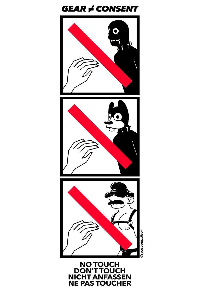 PSA: Gear Is Not Consent
Always ask a perv for permission!