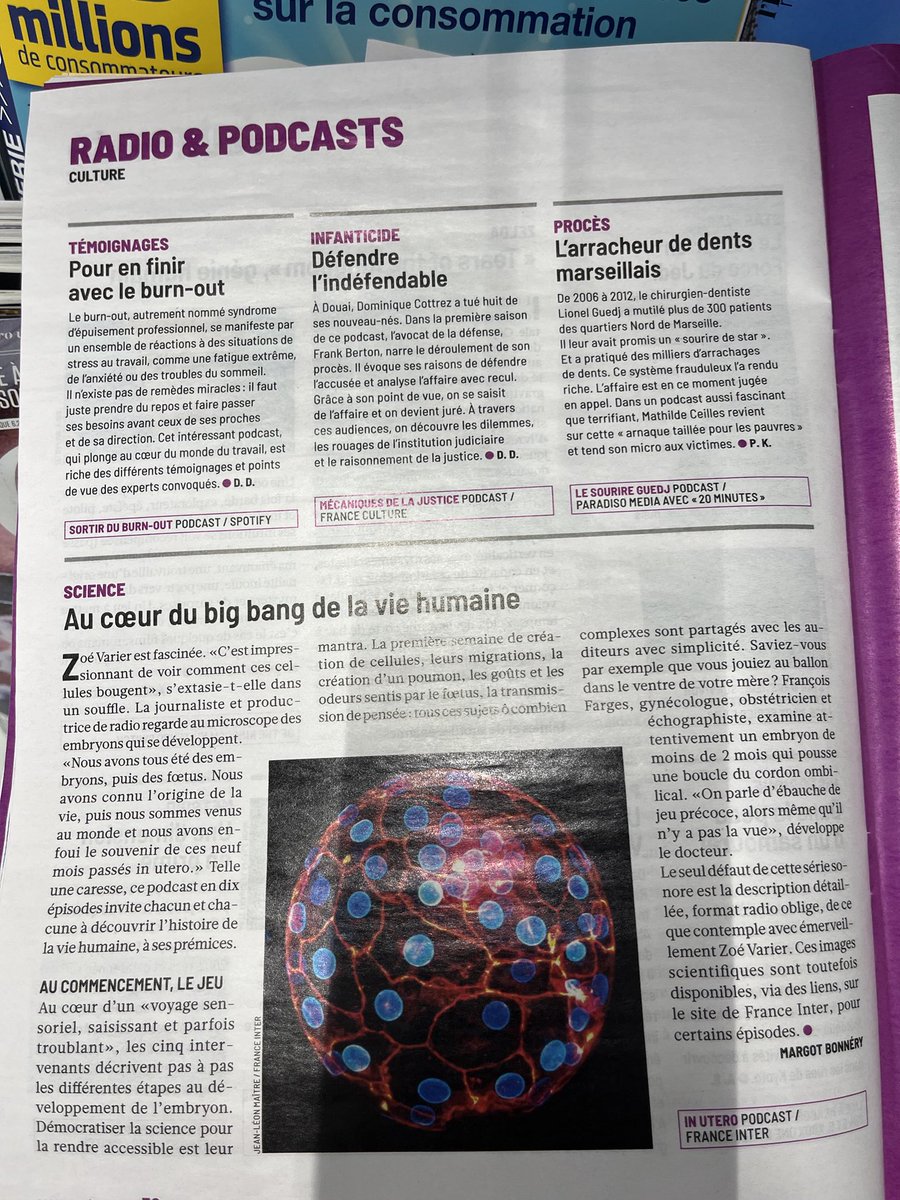 La bonne surprise du matin ! Merci à ⁦@humanite_fr⁩ de recommander le podcast « Le sourire Guedj » coproduit par ⁦@20Minutes⁩ et ⁦@paradisomedia⁩ ! 
Retour dans la salle d’audience pour l’interrogatoire des deux dentistes le 22 juin