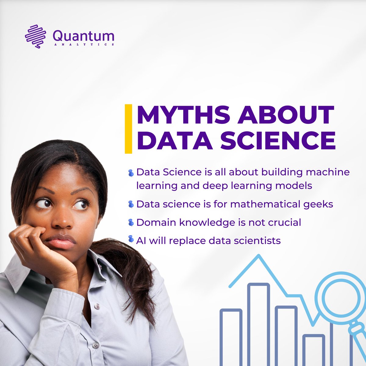 quantumanalyst's tweet image. TGIF💃🏼💃🏼

A myth is a belief or story that is regarded as untrue.

Highlighted are myths about data science. 

Add yours in the comment section.

Make sure to follow @quantumanalyst for more such amazing posts.

#quantumanalytics #quantumanalyticsdataschool #DataScience #datamyth