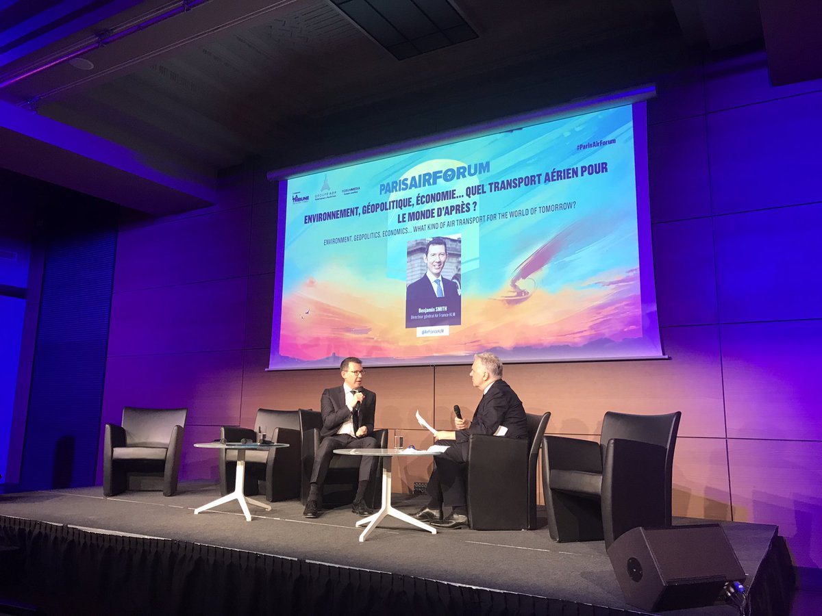 Benjamin Smith, CEO @AirFranceKLM at the #ParisAirForum . 

The group is studying aircraft replacement for the 300 seats segment and for missions from 6 to 14 hours, the following are under evaluation :
- Airbus A330-900neo
- Airbus A350-1000
- Boeing 787-10 (new HGW variant)
-…