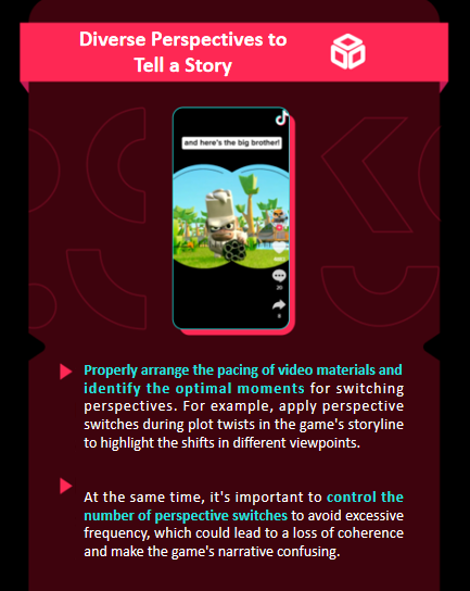 PocheDigital's tweet image. Creative Breakdown: Two Techniques to Easily Grab the Attention of Global Simulation Game Players!

Part 1: Fun Editing Styles + Diverse Narrative Perspectives Showcase Game Features

#TikTokGaming  #TikTokTips #TikTokContent #TikTokCreators  #GameFeatureShowcase #SimulationGames