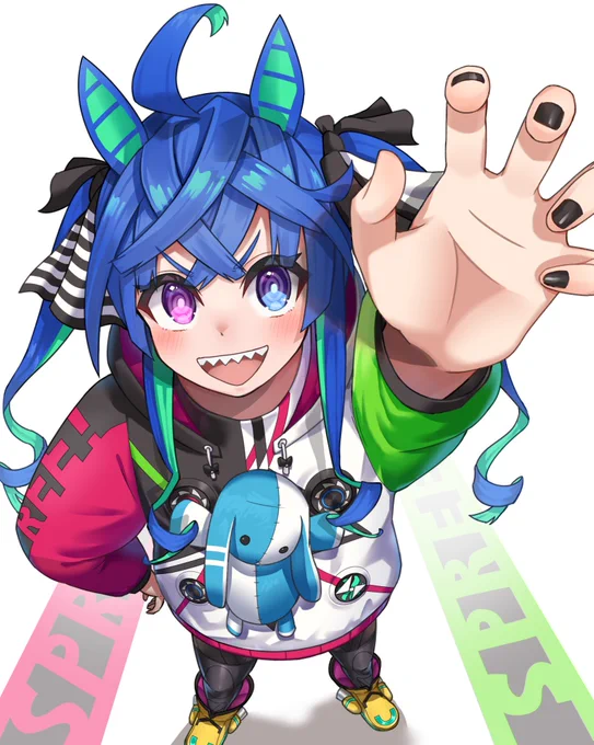 ツインターボ(少しだけ修正したので再掲) #ウマ娘
