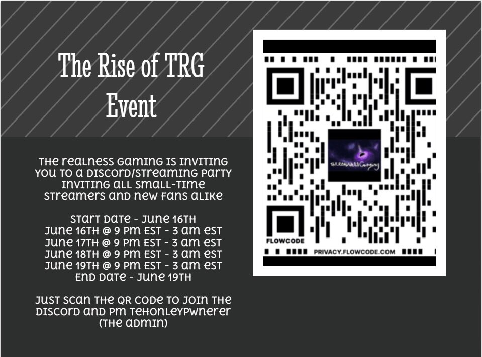 kasudoryu's tweet photo. For all those who spam me along w/ the bots

The 1st pic is 4 U

4 those of U who R ready 4 the Rise of TRG event, get ready b/c a ton of small time streamers &amp; YOU are being invited to come hang with us during the event and stream together

The next pics are for you &amp; the event https://t.co/68feRvdTQ6