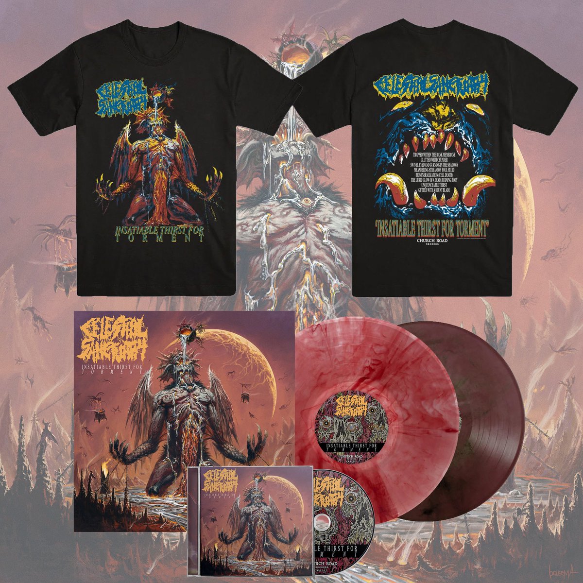 Excited to the point of INSANITY to announce our new album ‘INSATIABLE THIRST FOR TORMENT’ will be released worldwide on 25th August 2023 by @churchroadrecords 

Pre orders - bfan.link/biomineralizat…

8 tracks of flesh searing, all out brutality for TRUE fans of extreme metal.