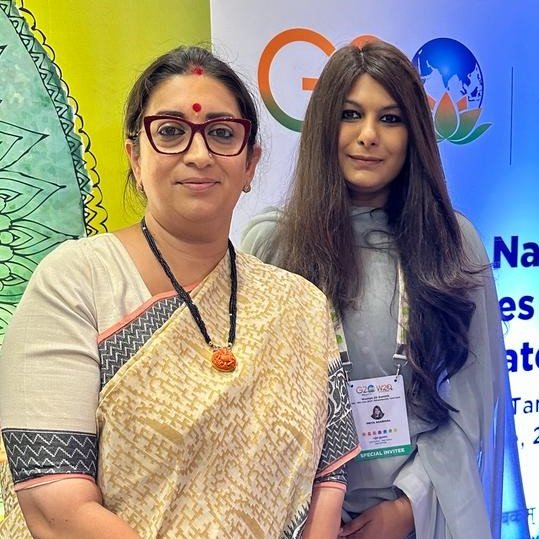 PriyaAH_Vedanta's tweet photo. Transform, Thrive & Transcend - these three words formed the ethos of the power packed two-day #W20 Summit. W20 is the official track of #G20 focused on gender equity, aptly held at Mahabalipuram - the land of erudite queens who fought, sacrificed and ruled over Mahabalipuram with grit, grace & determination!

As always, it was inspiring to hear Smt. @smritiirani, speak about the strength of @w20org in bringing together powerful women to identify policy gaps and collaborate for a more gender equal world.

Sherpa G20, @amitabhk87, also highlighted how India has transformed the global narrative from #womenempowerment to women-led development. We are leading the charge globally, and under India's G20 Presidency we are committed to ensuring 100% access to women within the next decade!

@g20org