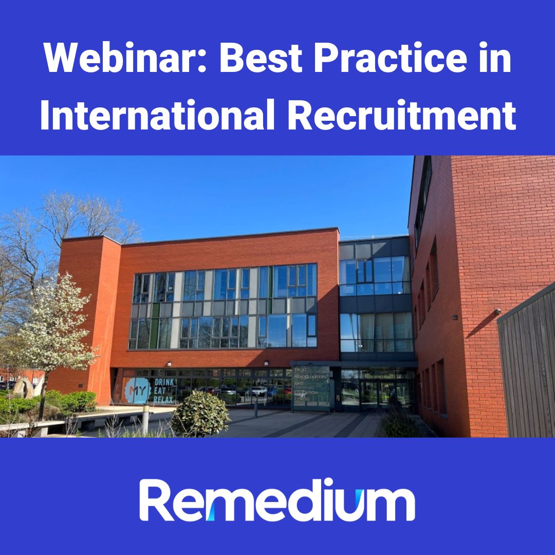 Following two successful international recruitment projects that saw over 50 clinicians join @MidYorkshireNHS , we are hosting a webinar on best practice for international #recruitment with @docian , Deputy Medical Director.

Register below:
remediumpartners.com/best-practice-…

#NHS