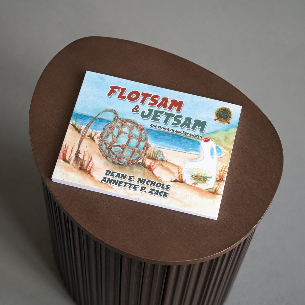 Flotsam &amp; Jetsam - And Other Beach Treasures by Dean E. Nichols and Annette P. Zack

ABOUT THE BOOK:
The place where the ocean meets the land has always been a magical place for kids and adults alike. It’s a place where lots of living things exist and th… instagr.am/p/Cti6G0DRQgp/