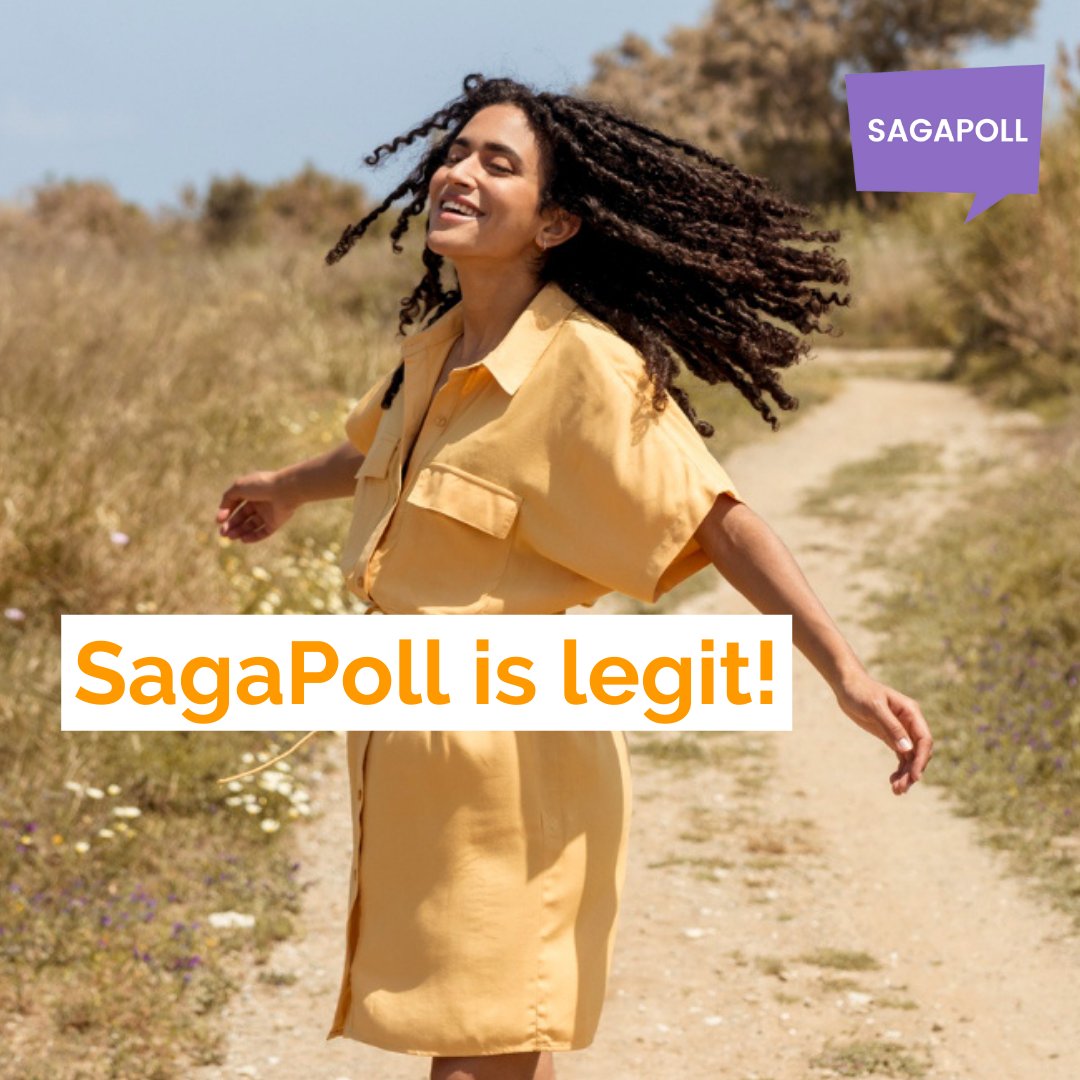 🌍 SagaPoll is a legit African survey app! 📊✅

We are approved by Google ✔️ and trusted by more than 1 million of SagaPollers. 🙌🌟

Also, we follow the strictest European rules of the General Data Protection Regulation (GDPR) to ensure data protection and confidentiality.