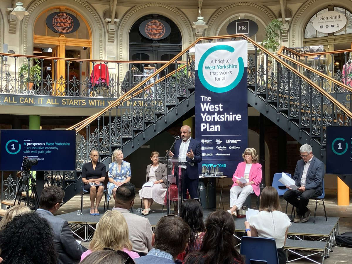 Cllr Shabir Pandor, leader of Kirklees, and our lead on business and an inclusive economy talking about West Yorkshire’s growth successes and potential for more.. #wyplan2040