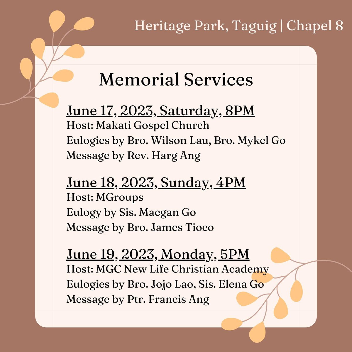 PrayersWinston's tweet photo. Details for Winston’s wake and his memorial services https://t.co/S4PYer2JhT