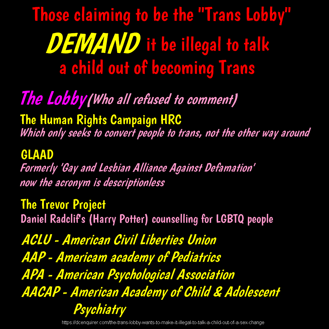 #HRC #GLAAD #TheTrevorProject
#ACLU #AAP #APA #AACAP
#TransRightsAreHumanRights #trans #GenderBiasedLaws #GenderReassignment #GenderNeutralLaws #gender