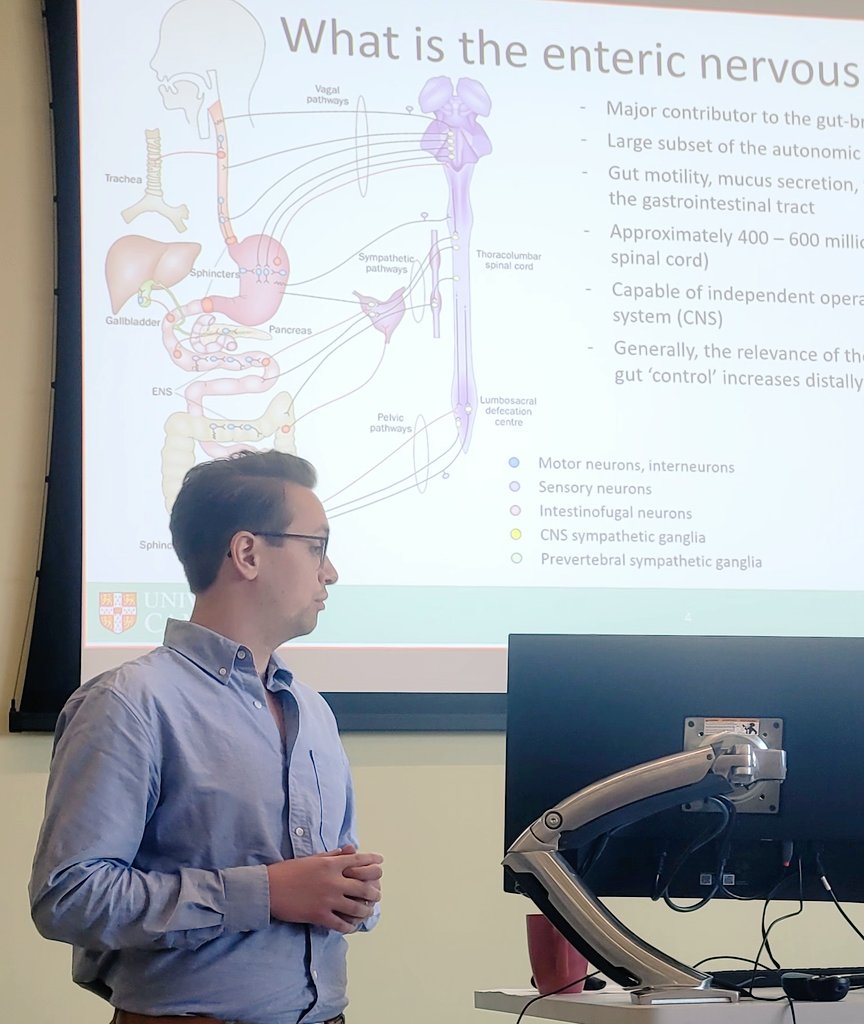 Dr Roisin Owens (@biochemist_hero) on Twitter photo <a href="/AlexanderJBoys/">Alexander J. Boys</a> <a href="/cebcambridge/">CEB Cambridge</a> from <a href="/BioElSystTech/">Bioelectronic System Technology (BEST) Group</a> and <a href="/BioelectronicsL/">BioelectronicsLab</a> presenting #bioelectronic enteric nervous system interfacing #CBS2023 #gutsy <a href="/AlexanderJBoys/">Alexander J. Boys</a> <a href="/cebcambridge/">CEB Cambridge</a> from <a href="/BioElSystTech/">Bioelectronic System Technology (BEST) Group</a> and <a href="/BioelectronicsL/">BioelectronicsLab</a> presenting #bioelectronic enteric nervous system interfacing #CBS2023 #gutsy