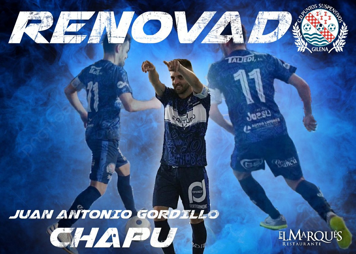 Su manera de ser, de sentir y vivir 💙

La leyenda y capitán continua una temporada más

Un ejemplo como deportista y persona que en su año más especial da el primer SI QUIERO pero no será el último 🤵‍♂️👰‍♀️.

El Pablo Borrego seguirá bailando al son de Chapu

#Masquefutbolsala💙