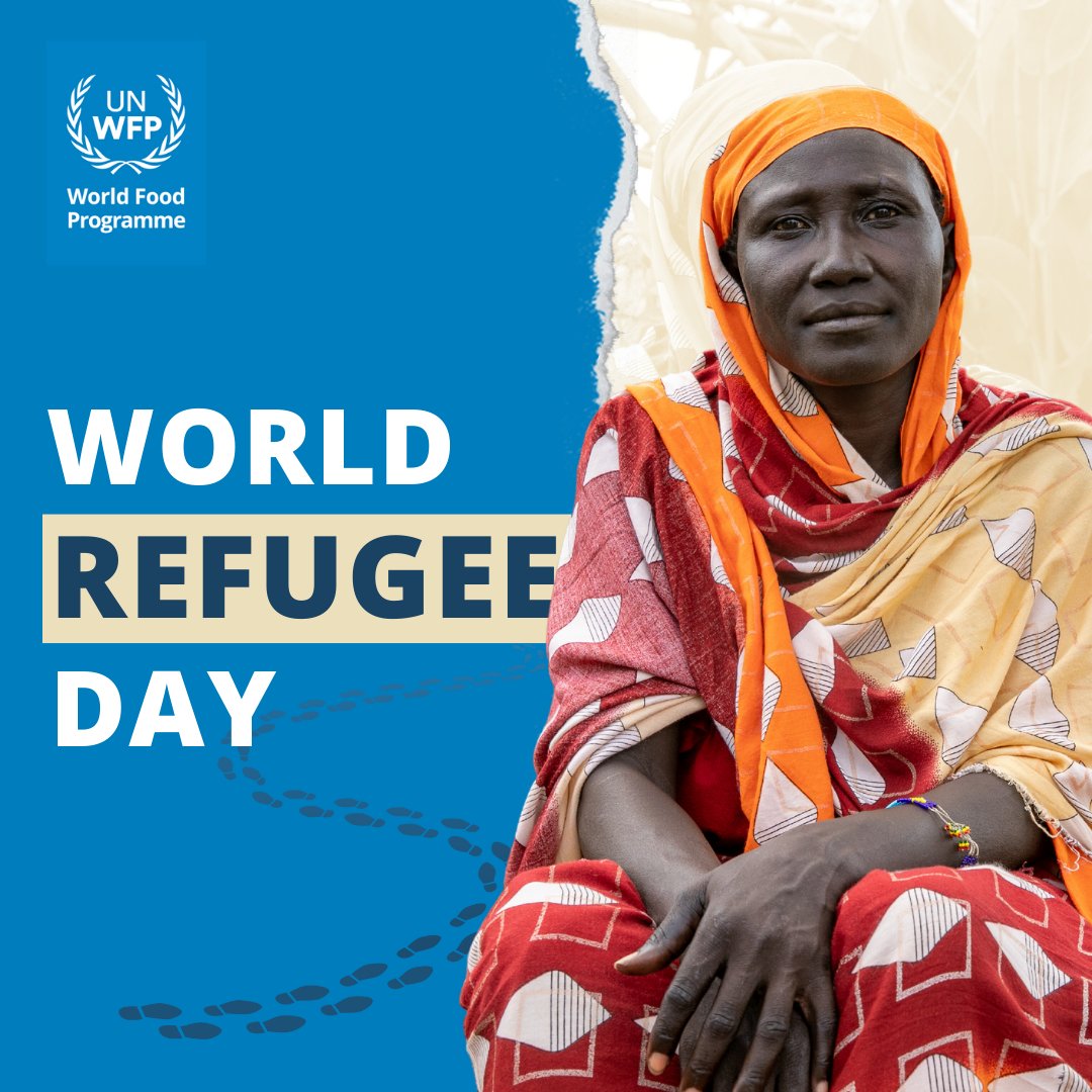 Conflict & #ClimateDisasters create a desperate future for millions of #refugees across Africa. 

WFP is forced to reduce food rations for thousands of them due to lack of funding. 

🔁 Repost to join us and #StandwithRefugees

#WorldRefugeeDay