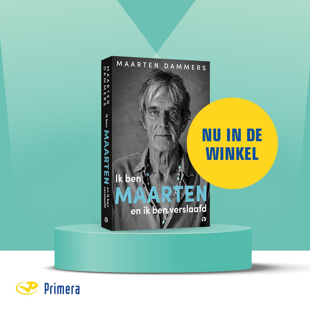 Ik ben Maarten en ik ben verslaafd. Het nieuwe boek van Maarten Dammers ligt vanaf vandaag bij ons in de winkels. 📚