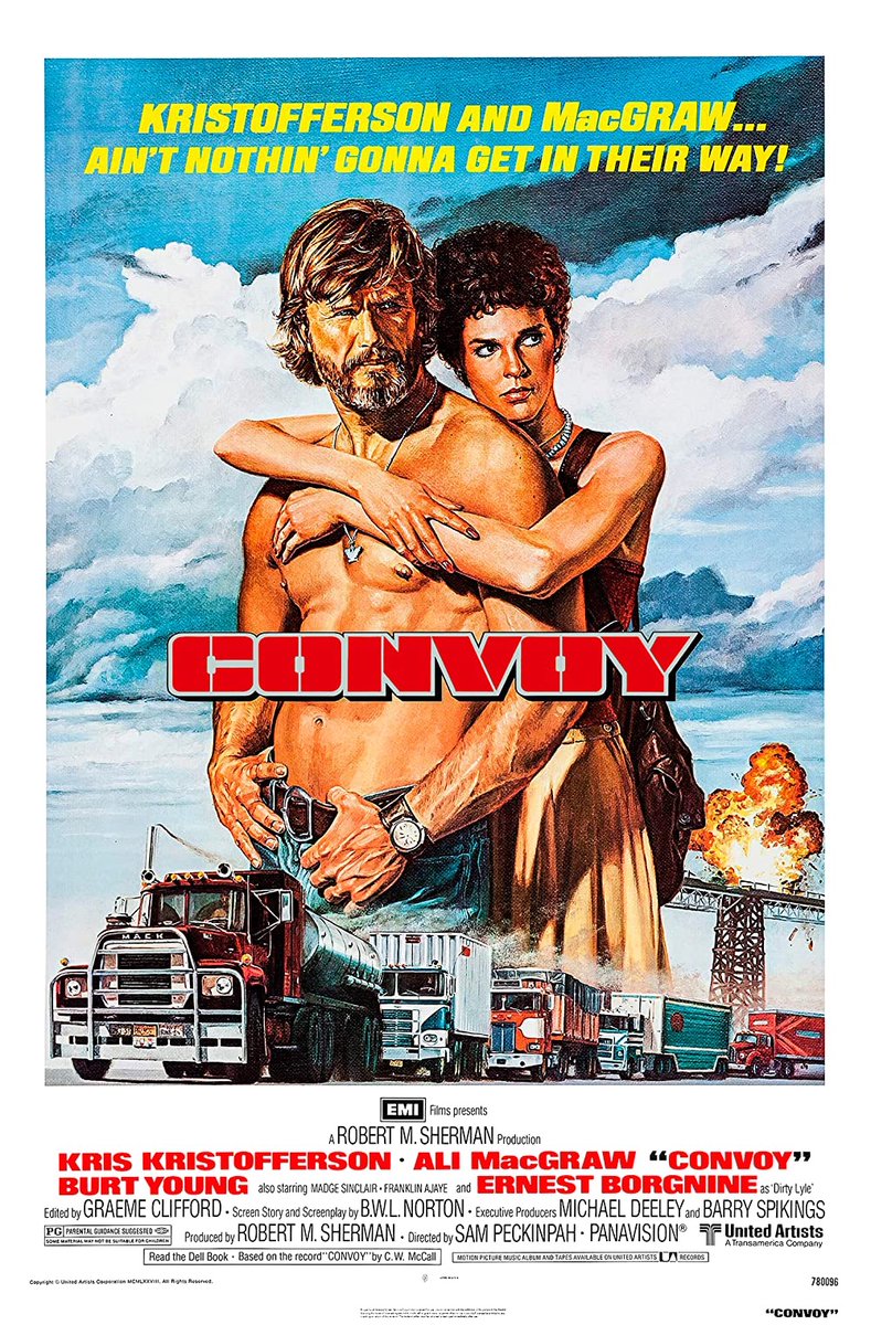 #junesploitation Day 15: Rip-Offs!

Convoy (1978)
(Not sure how if this was actually a ripoff, but ima count any post Smokey CB movie as one)