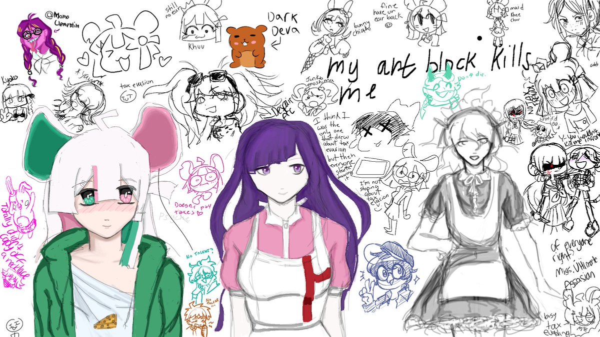 thanks for drawing with us today! here's all the drawings from the audience room
