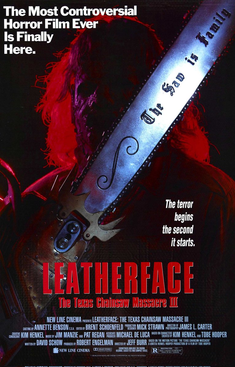 Now showing on my 80's Fest Movie 🎥 marathon...Leatherface: The Texas Chainsaw Massacre III (1989) on YouTube #movie #movies #horror #thetexaschainsawmassacre #texaschainsawmassacre #texaschainsawmassacre3 #leatherfacethetexaschainsawmassacreiii #tobehooper #riptobehooper...