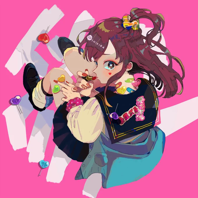 #あなたのぴんく色の作品を見せてください