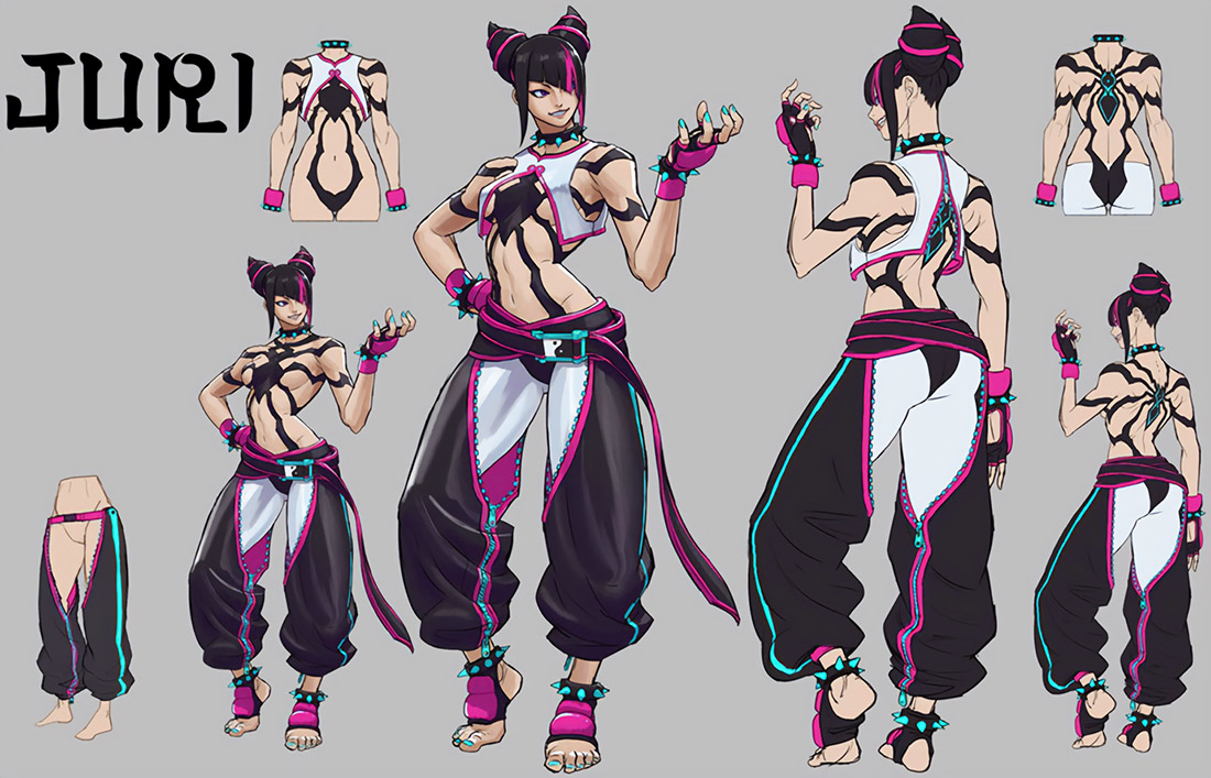 i think Juri han looked better in SF4