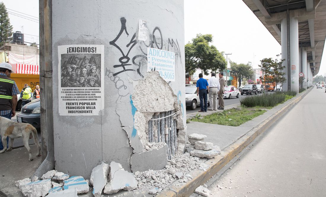 Se vuelve irrelevante porque total, la línea está en la periferia, llega a la zona rural de la cdmx,  y seamos sinceros ¿a quién le importa la periferia de la ciudad? HASTA QUE LLEGA EL SISMO DEL 2017 Y OH SORPRESA las columnas de algunas estaciones del tramo Periférico Tláhuac
