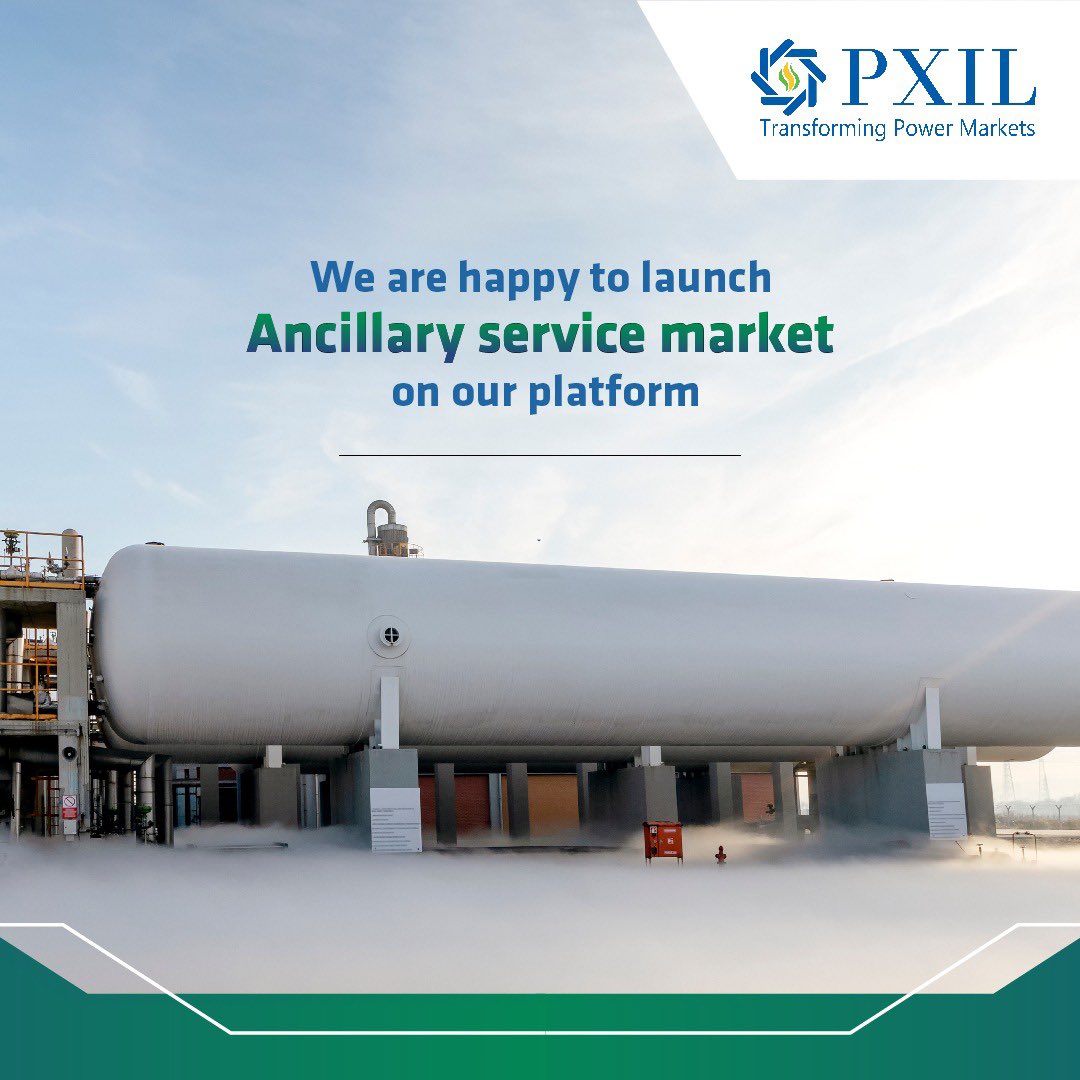 exchange_power's tweet image. Under AS market two new product  launched at PXIL

Day Ahead Ancillary service market (AS-DAM) &amp;amp; Real Time Ancillary service market (AS-RTM) available on “PRATYAY” Platform enabling entities to provide TRAS-Up and TRAS-Down services to NLDC

#PXILIndia #PXIL #Powerexchanges