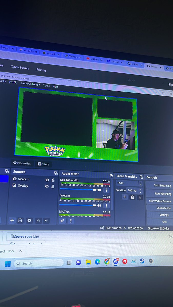NickRoesch6's tweet photo. Currently setting up my recording software and overlays so that I can start recording for my #RUPassion project. Once I get this step squared away I will hopefully be able to start recording my gameplay. https://t.co/Dw67kNiTeF