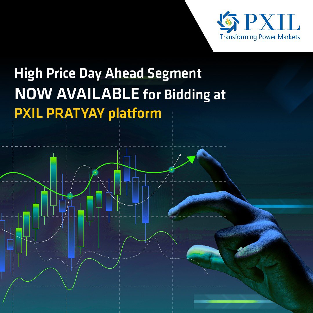 exchange_power's tweet image. High price Day ahead market will be available for participation from 16th June 10 AM for eligible market participants.

#PXILIndia #PXIL #Powerexchanges #powerexindia #indianpowermarket #saveenergy #Powermarket #powertrading