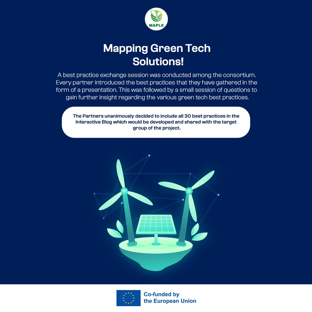 LifeLearning3's tweet photo. 📷We are looking forward to share the recent developments of our Project 📷#MAPLE “Mapping SustainAble and Greentech soLutions for enhancing best Practices in societal carbon footprint Education”.

https://t.co/VrJyxQT9Tq

#GreenSkills  #Environment #SDGs https://t.co/Ap9y1npNGU