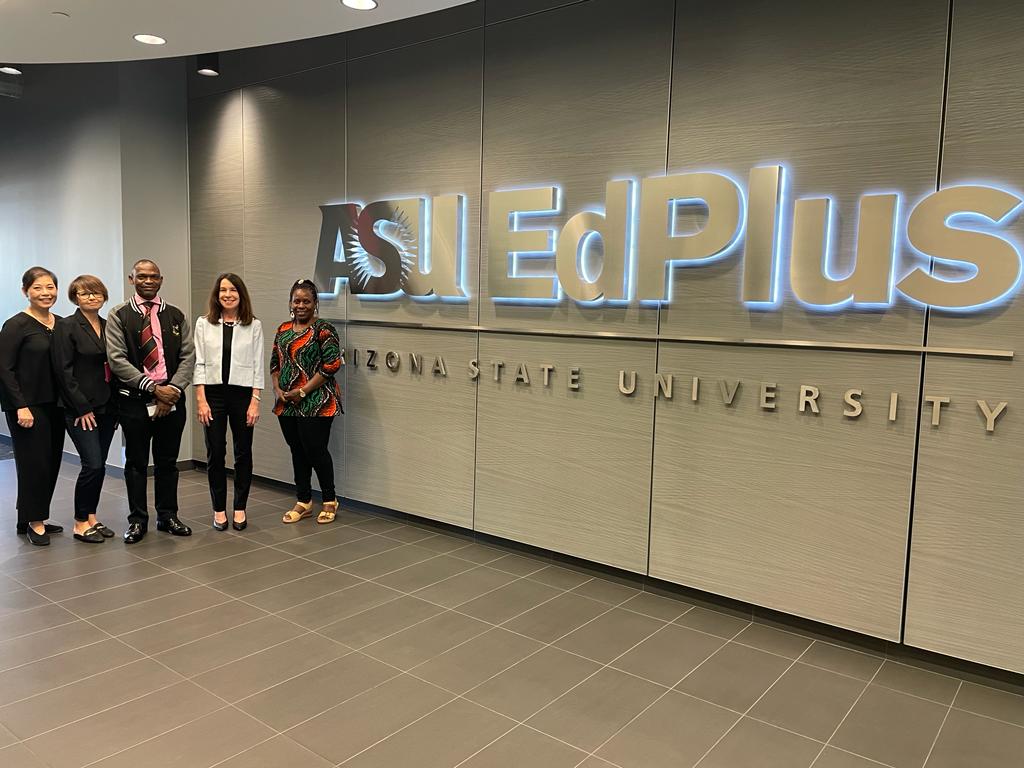 .<a href="/Makerere/">Makerere University</a> is excited to have signed partnership with Arizona State Univ <a href="/ASU/">Arizona State University</a> to build capacity for Quality E-Learning infrastructure &amp; Online Course Dev't; Research; Faculty/ Student exch. To foster transition Initiatives 4 <a href="/MastercardFdn/">Mastercard Foundation</a> Scholars <a href="/MCFMakerere/">Mastercard Foundation Scholars Program @Makerere</a> <a href="/ProfNawangwe/">Barnabas Nawangwe</a>