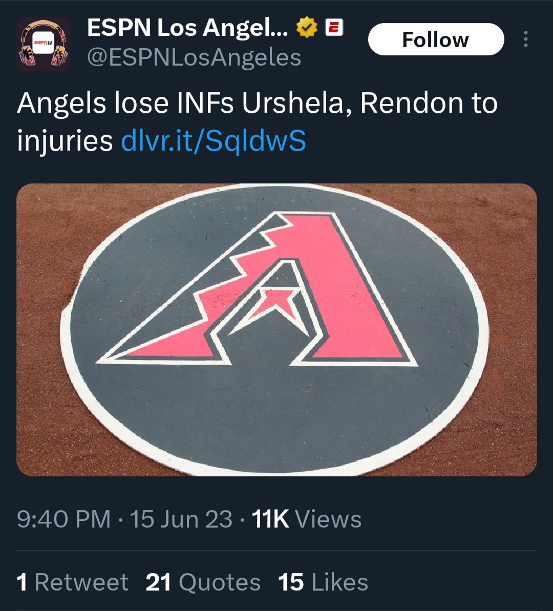 Chris Creamer on Twitter "RT RetroBitCoach Sad to see the Angels