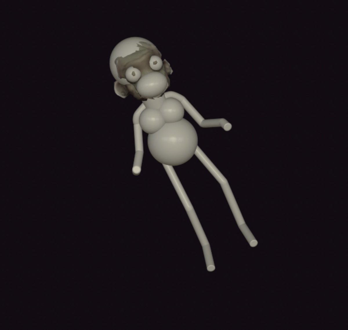 kristoumnft's tweet photo. pulled an all nighter @ApeHaterClub 3d model loading 😎feels like im creating a child 😅@GodHatesNFTees @srpeters @dummycoineth $dummy https://t.co/e89RCOlLFC