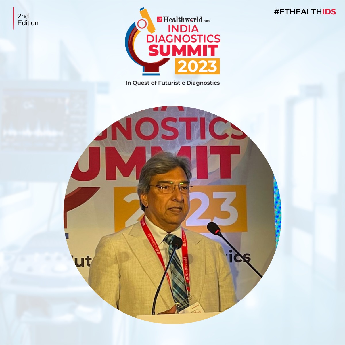 ETHealthWorld's tweet photo. Dr. Sushil Shah - Chairman, @MetropolisLab delivers a Keynote Address at #ETHealthIDS. We can't contain our excitement as we move towards a super insightful session.
Link- https://t.co/nyTlwEHtJg
#ETHealthWorld #FutureOfDiagnostics #InnovativeTechnology #technology #networking https://t.co/Pd1jAVxNro