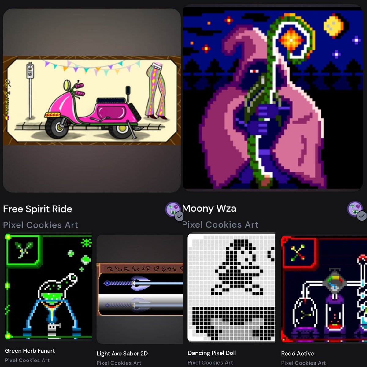 hello everybody 👋

wax.atomichub.io/profile/bd.be.…

neftyblocks.com/collection/pix…

#pixelnft #pixelart #nftart #NFTdrop #nftcollectors #WAXNFT